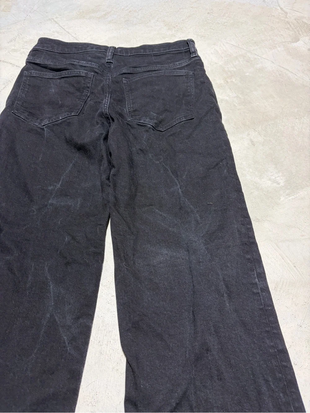 J. Crew re-96-blk ‘96 slim wide Black Jeans 28